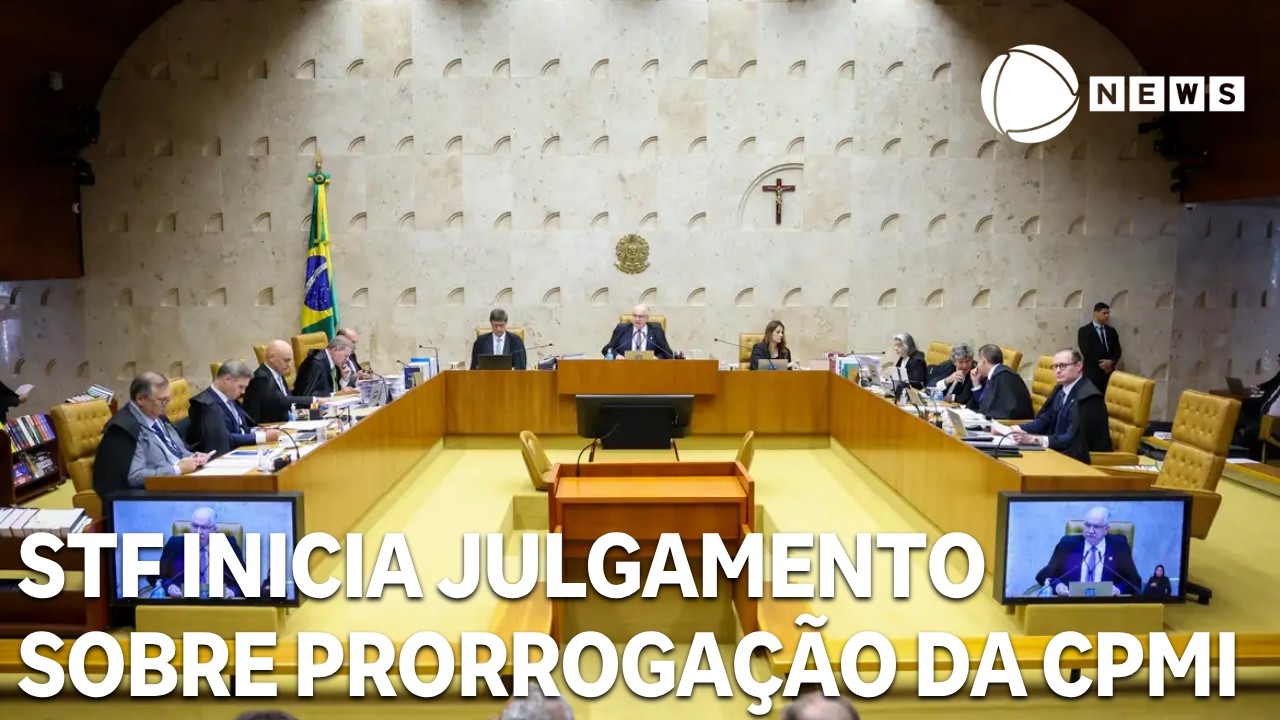 STF inicia julgamento sobre prorrogação da CPMI do INSS