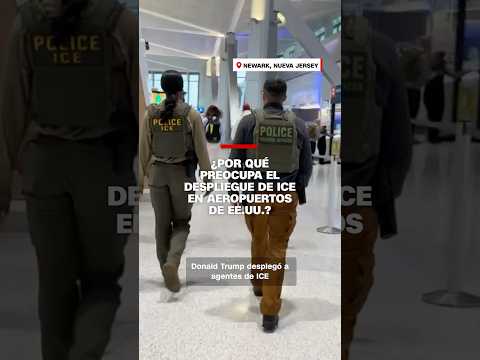 ¿Por qué preocupa despliegue de agentes de ICE en aeropuertos de EE.UU.?