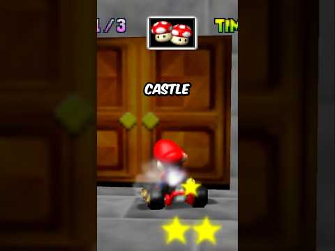 Can we get in Peach's Castle in Mario Kart 64?