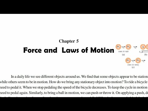 Force and Laws of motion (part 3)| 9th science chapter 5 CGBSE | SCERT | General science |CGBSE