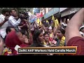 Delhi: AAP Workers Hold Candle March | #news9 #arvindkejriwalarrest  - 05:09 min - News - Video