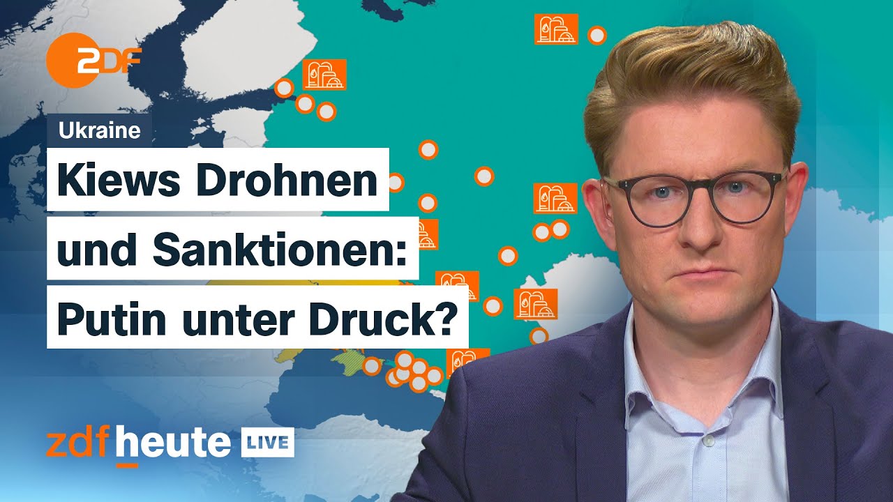Ukraine: Wie Trump und die EU Putin mit Sanktionen zum Frieden drängen wollen | ZDFheute live