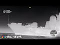 Video said to show Ukrainian attack on Russian warship off Crimea