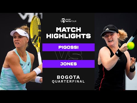 Laura Pigossi vs. Francesca Jones | 2023 Bogota Quarterfinal | WTA Match Highlights