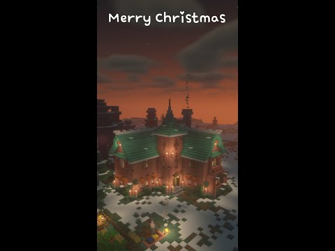 🎅 Minecraft: Christmas Interior House | Santa Dingga 🎅 #shorts