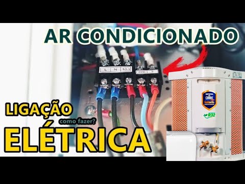 Como fazer ligação elétrica no evaporador  do ar condicionado GRRE