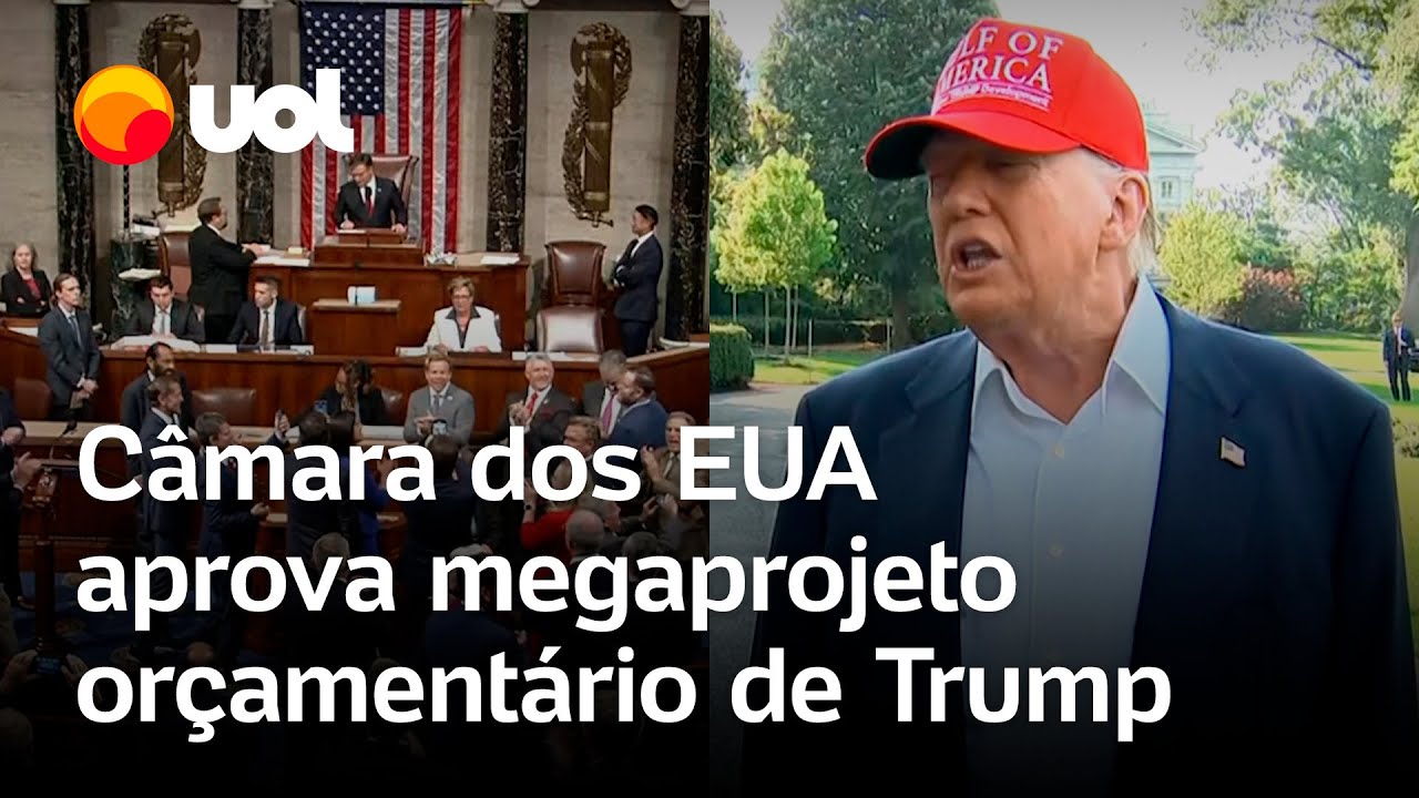 Trump tem megaprojeto orçamentário aprovado na Câmara dos EUA; projeto prevê cortes de gastos