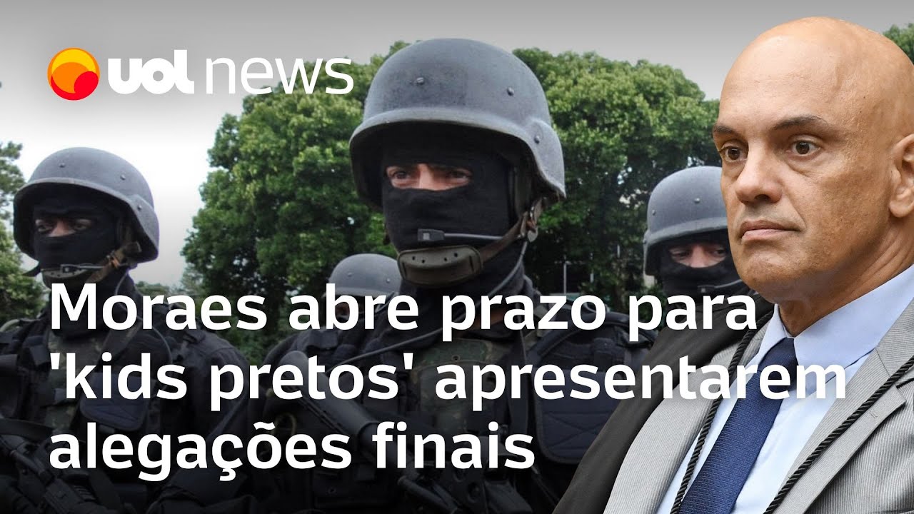 Moraes pede que a PGR e as defesas dos kids pretos apresentem as alegações finais da trama golpista