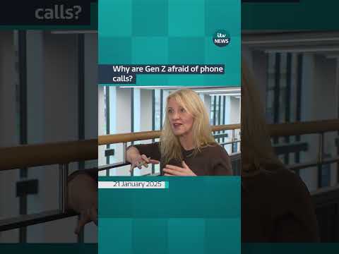 Why are Gen Z afraid of phone calls? #itvnews #generationz