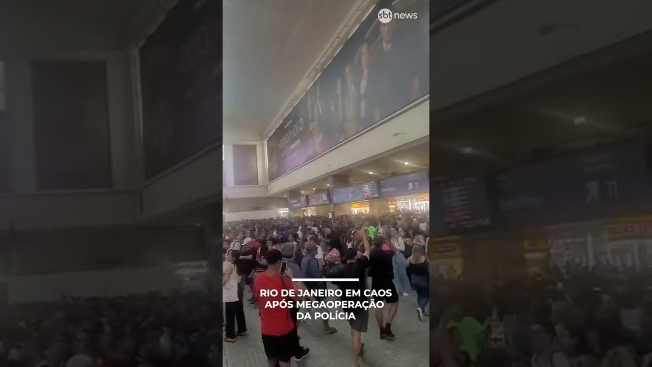 Serviços públicos fechados vias interditadas e estações bloqueadas o caos no Rio após megaoperação  TV Online Serviços públicos fechados vias interditadas e estações bloqueadas o caos no Rio após megaoperação