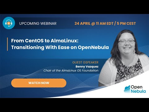 Discover AlmaLinux and how to use it on OpenNebula