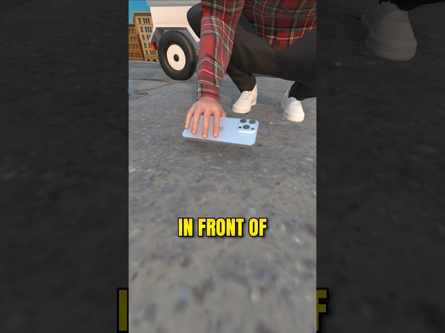 He superglued his iPhone to the ground AND GOT RICH