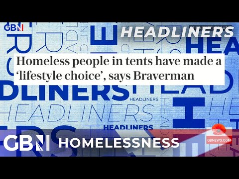 'Homeless people in tents have made a "lifestyle choice", says Braverman' | The Sunday Telegraph