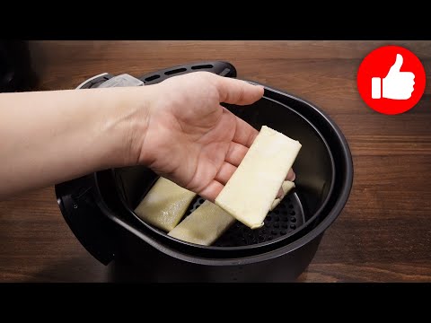 Съедается за минуту! Уж очень Вкусно! Язычки из слоеного теста в аэрогриле, быстрый рецепт