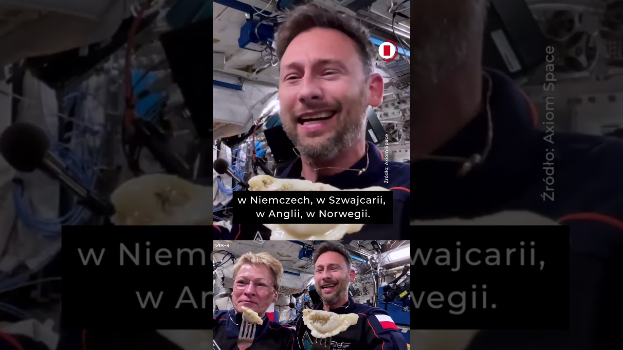 Sławosz Uznański o pierogach. Kosmiczne lekcje #shorts