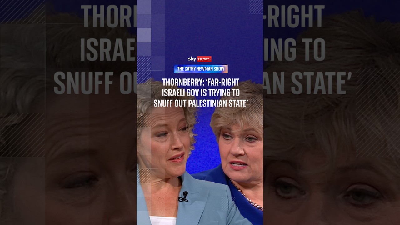 Emily Thornberry: 'Far-right Israeli gov trying to snuff out Palestinian state'