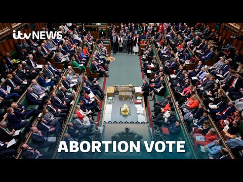 MPs vote in favour of measures to decriminalise abortion for women in England and Wales | ITV News