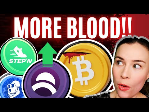 MORE BLOODBATH for Bitcoin & Crypto?? ApeCoin Passes MANA | StepN Trending | Solana NFTs HEAT Up!!