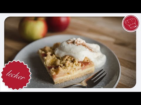 Apfel-Käsekuchen mit Streuseln - Blechkuchen | elegant-kochen.de