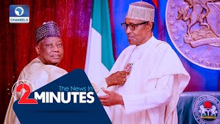 Recap: Buhari Pledges To Leave Safer Nigeria, Launches Emblem Appeal