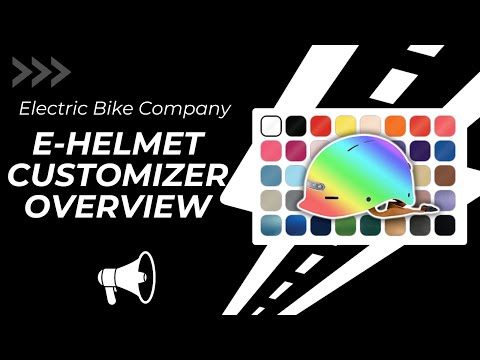 Design Your Dream E Helmet Online | Electric Bike Company Customizer Overview