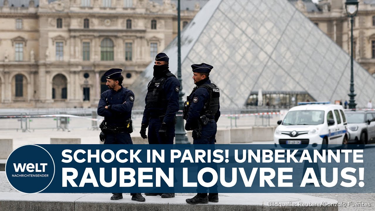 PARIS: Filmreicher Raubüberfall auf Louvre! Unbekannte stehlen Juwelen von Napoleon!