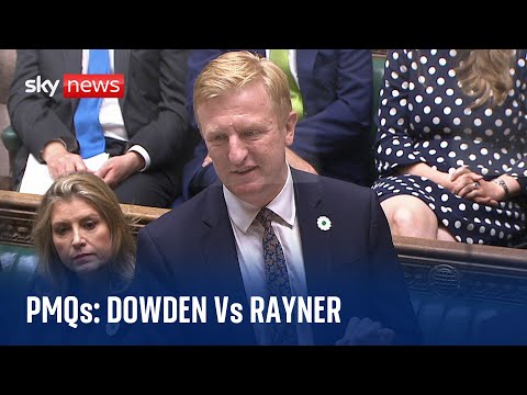 PMQs: Dowden and Rayner clash on child poverty