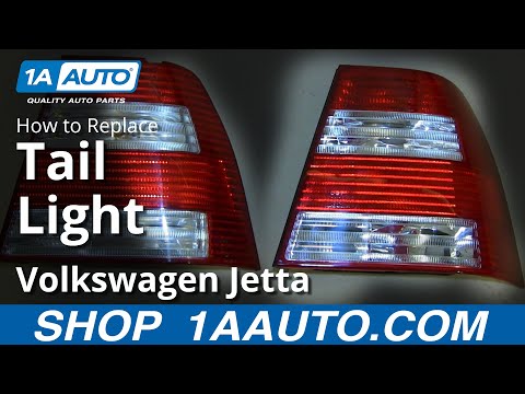 VW BORA A4 (MKIV) - Outer Tail Light Bulb Replacement