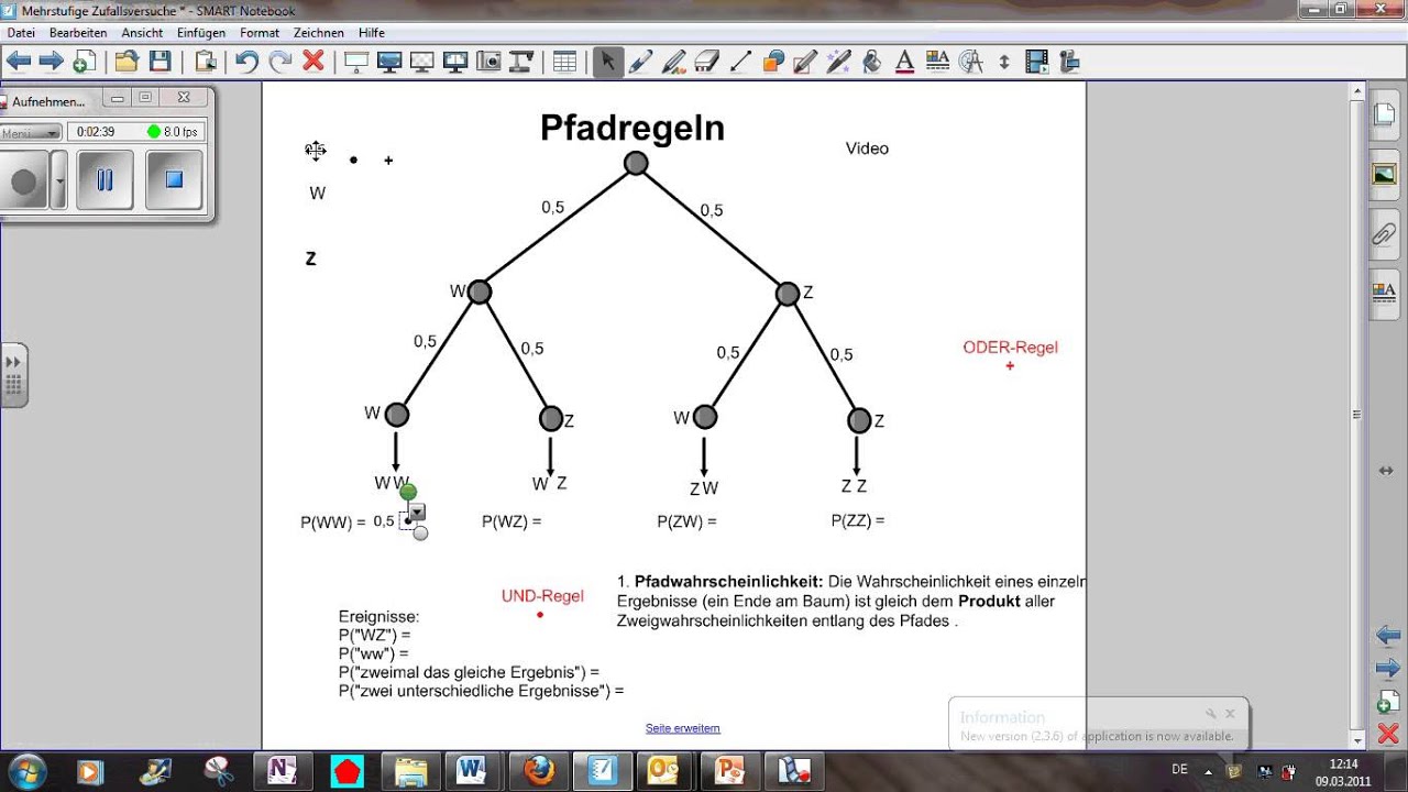 Stochastik Mehrstufige Zufallsversuche Pfadregeln YouTube