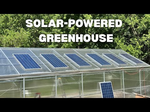 Installing solar panels on my GREENHOUSE to make i So you have a greenhouse and you want it to be fully self sustained without lining electrical power 