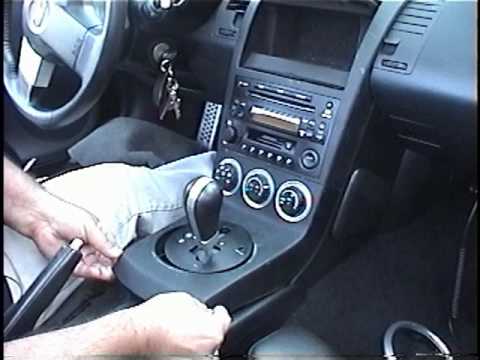 2005 Nissan 350z radio removal #5