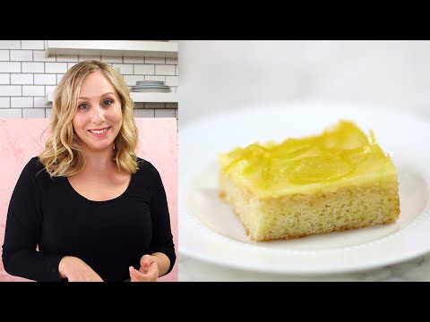 The BEST Lemon-Glazed Sheet Cake Recipe EVER | Zest-Filled Batter and a Silky Citrus Glaze | Frosted