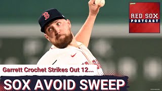 RED SOX POSTCAST: Garrett Crochet Struck Out 12 In Helping Red Sox Avoid Series Sweep to the Yankees