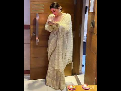 Shraddha Arya Rahul Nagal Diwali 🪔 look | Kundali Bhagya Karan Preeta #shorts #viral #trending #love