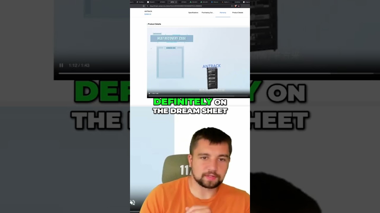 Bitcoin Mining Heat: Free Hotel Heating? Genius Idea! shorts