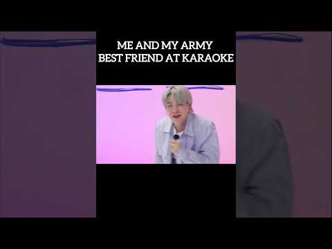 Me and my army best friend at karaoke