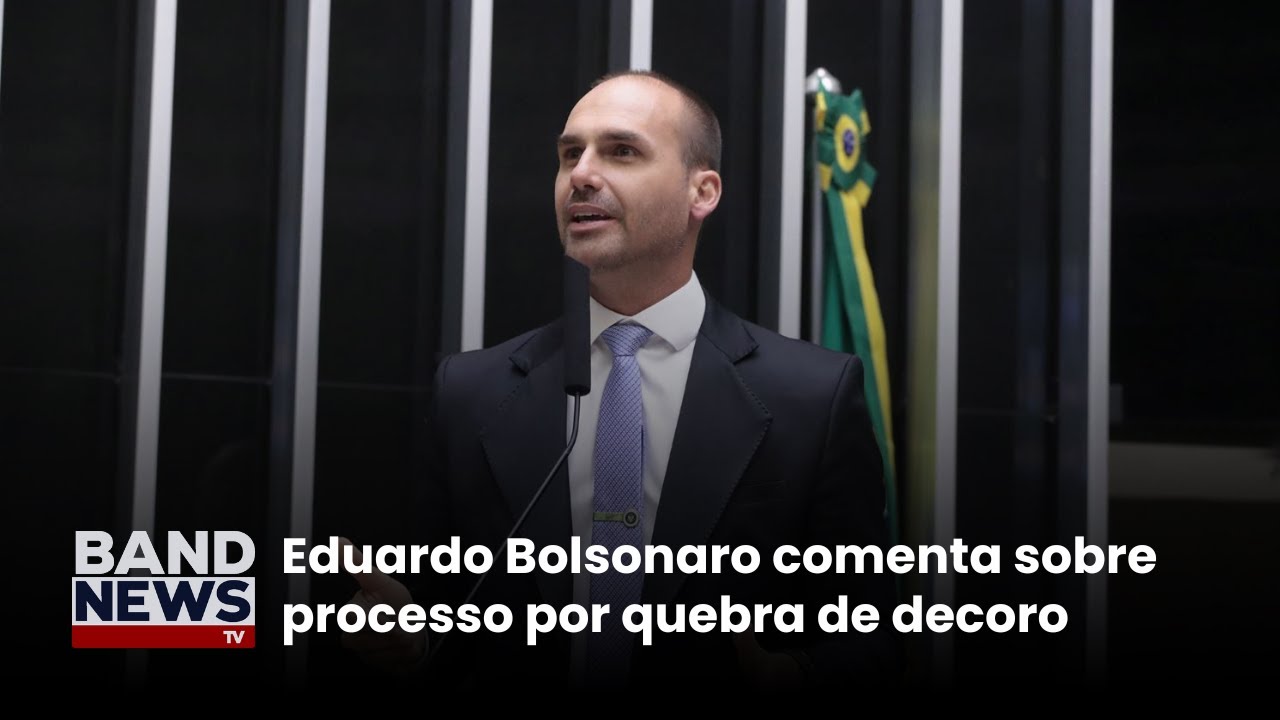 AO VIVO Eduardo Bolsonaro comenta sobre processo por quebra de decoro parlamentar | BandNews TV