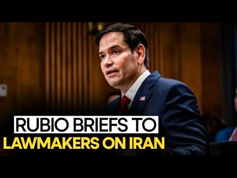 Israel-Iran War LIVE: Rubio Briefs Lawmakers on Iran War Intelligence Amid Escalation | WION