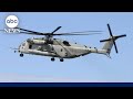 Military helicopter with 5 Marines on board goes missing
