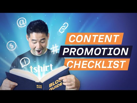 Content Promotion Checklist for Beginners