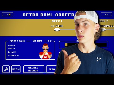 I Tried The NEW Retro Bowl Career Mode!