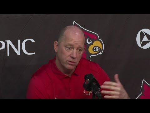 UofL football Coach Jeff Brohm gives weekly update on team