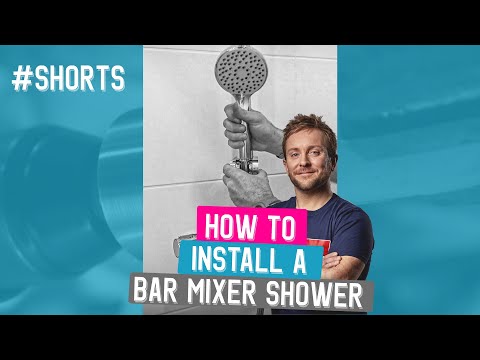 How to install a bar mixer shower #shorts