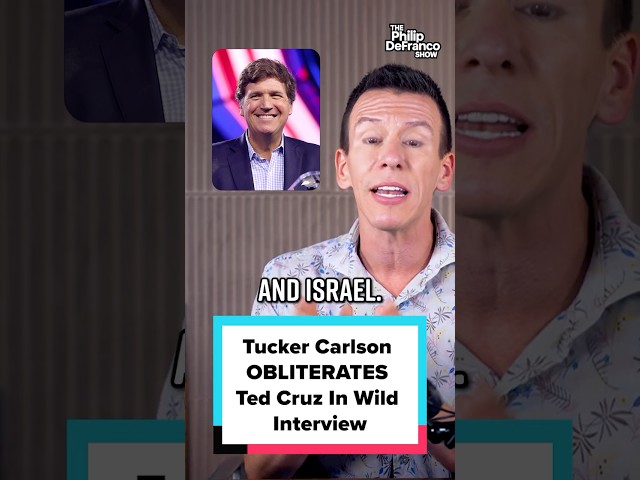 Tucker Carlson OBLITERATES Ted Cruz In Wild Israel-Iran Interview