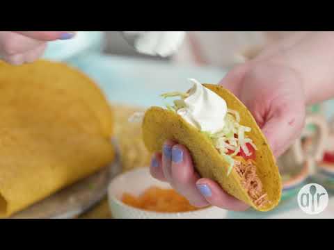 How to Make Fiesta Slow Cooker Shredded Chicken Tacos | Taco Recipes | Allrecipes.com