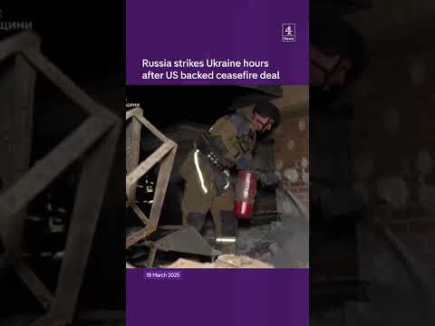 Russia strikes Ukraine hours after US backed ceasefire deal
