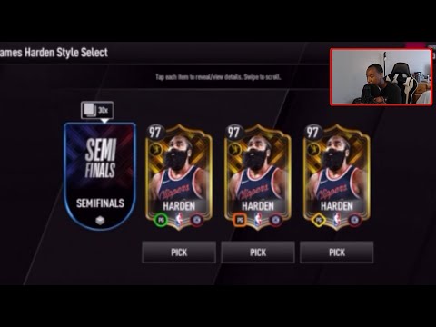 97 OVR CONFERENCE SEMIFINALS GRANDMASTER JAMES HARDEN GAMEPLAY! NBA LIVE MOBILE SEASON 9