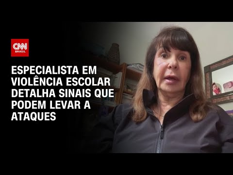 ​Especialista em violência escolar fala sobre sinais que podem levar a ataques | LIVE CNN