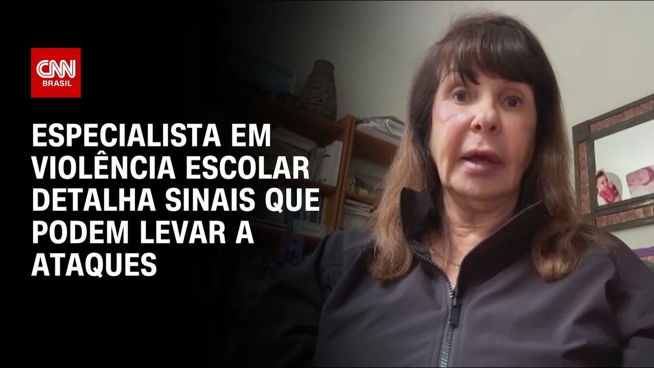 Especialista em violência escolar fala sobre sinais que podem levar a ataques | LIVE CNN