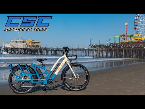 CSC Vista Cruiser Cargo E-bike 750 Watt Dual Battery